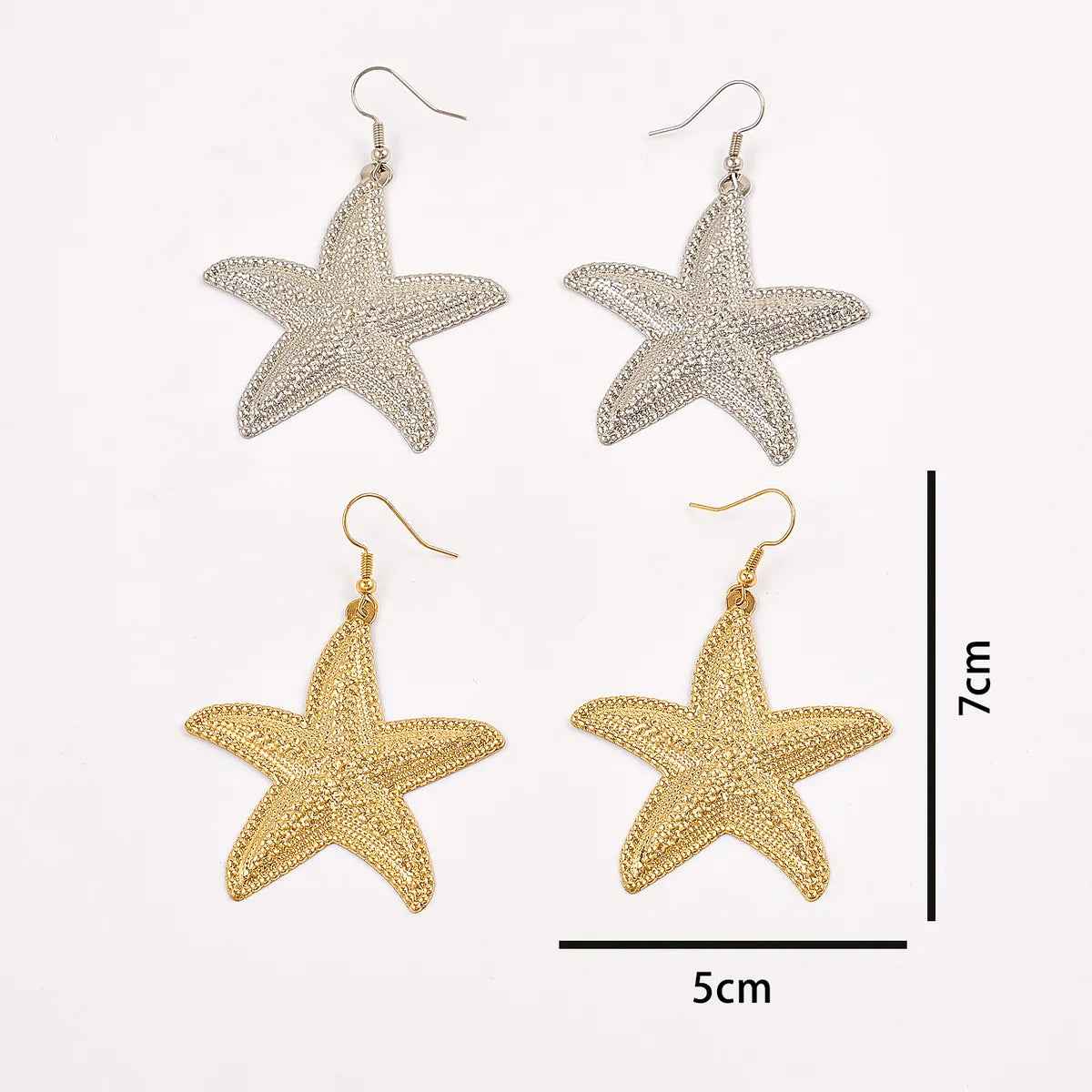 Starfish Drop Earrings