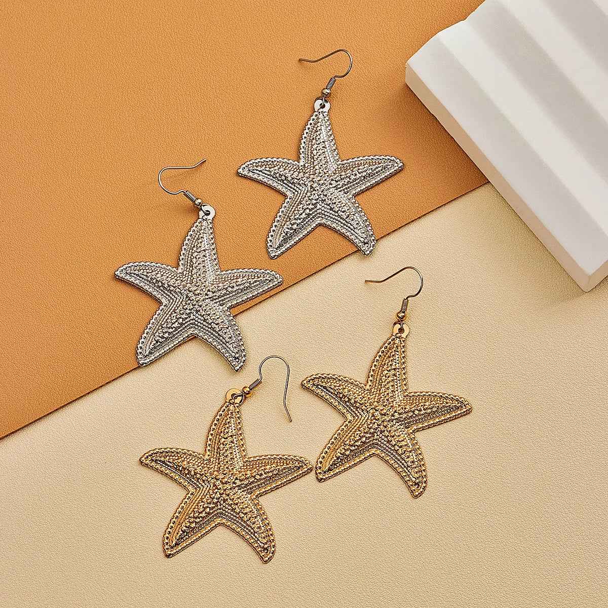 Starfish Drop Earrings