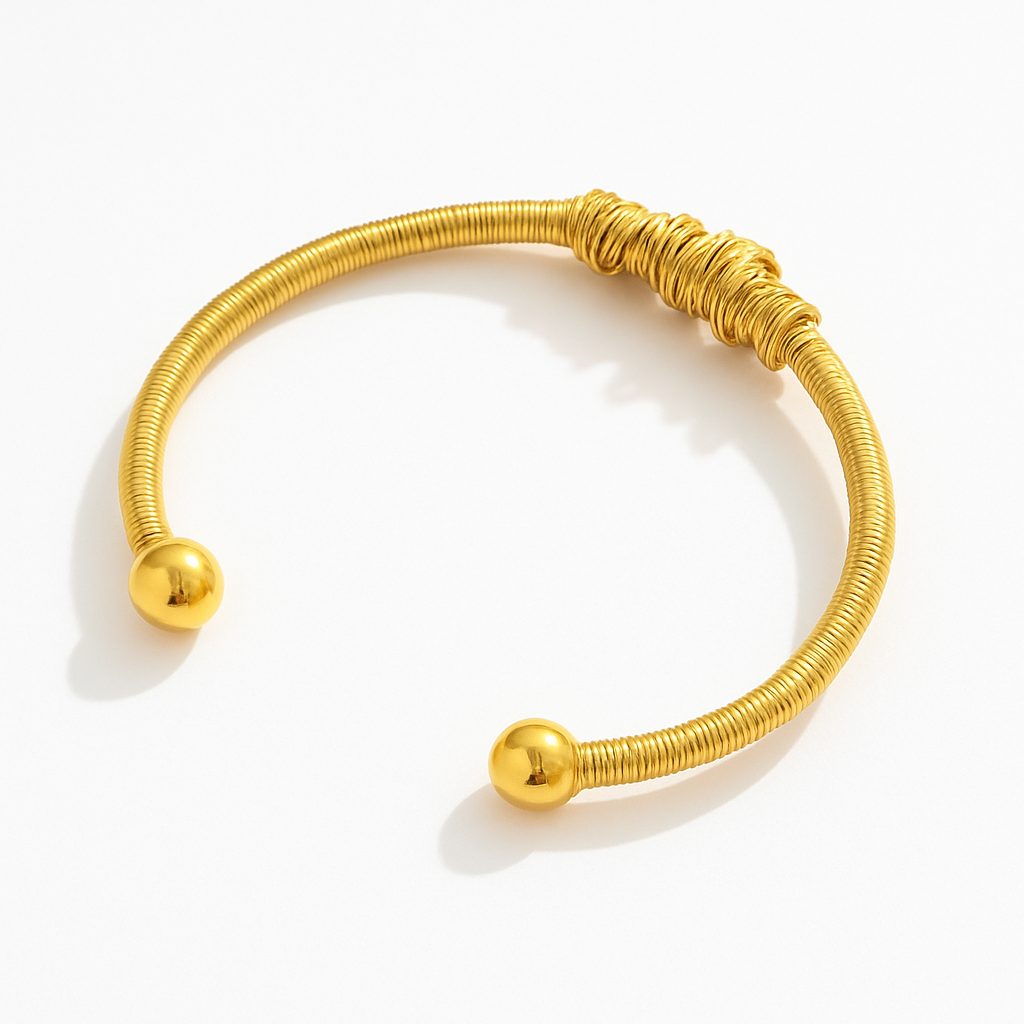 Spiral Accent Bangle