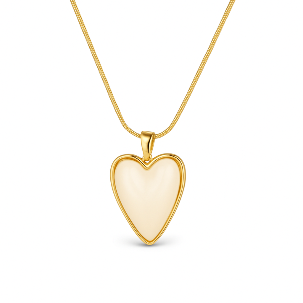 Pearl Pendant Geometric Necklace