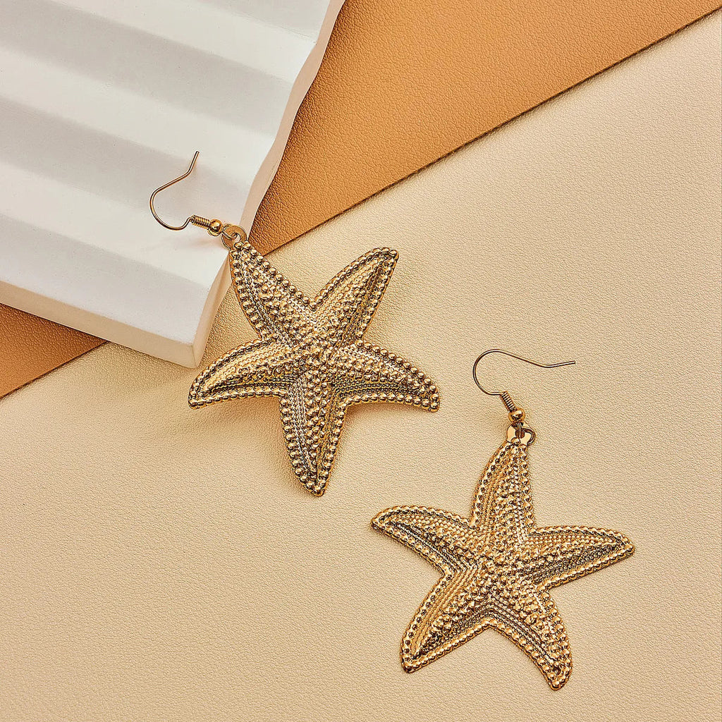 Starfish Drop Earrings
