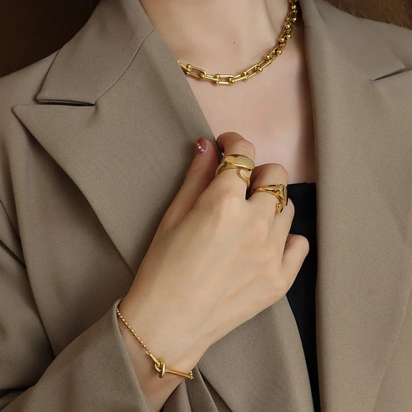 Minimalist Open Ring MIRELLIEN