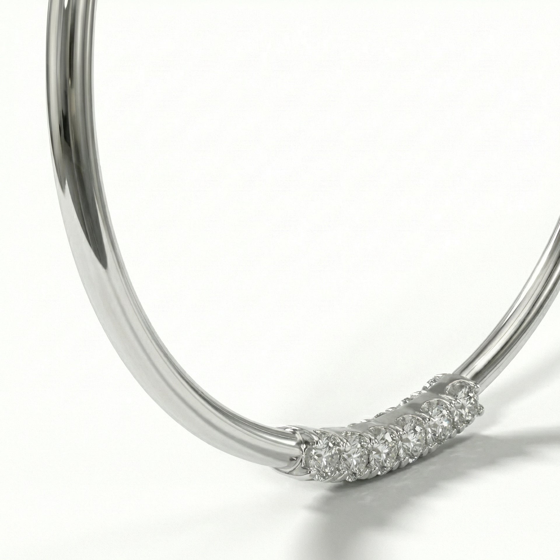 The Cristal Hoops - Mirellien Jewelry