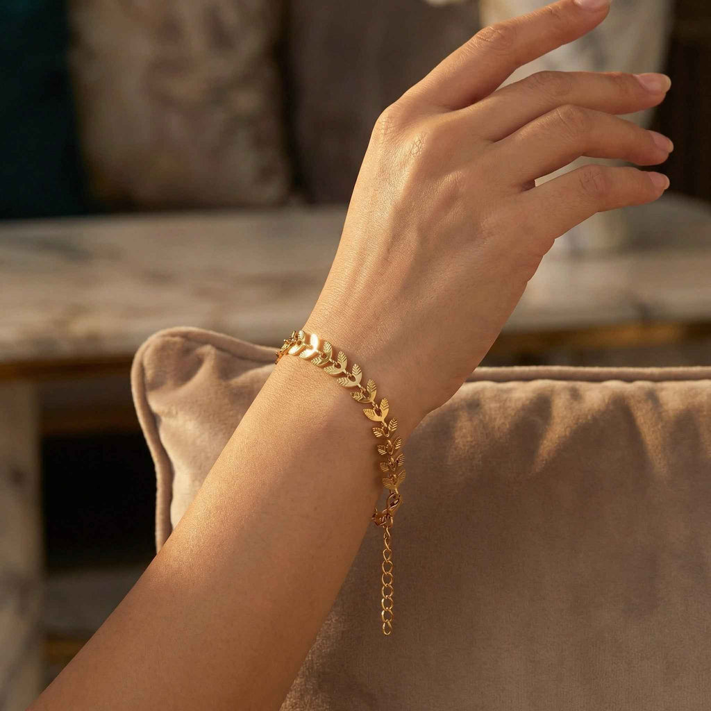The Fern Bracelet - Mirellien Jewelry