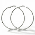 The Cristal Hoops - Mirellien Jewelry