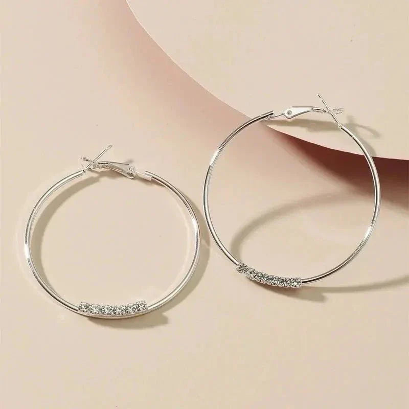 Rhinestone Hoops
