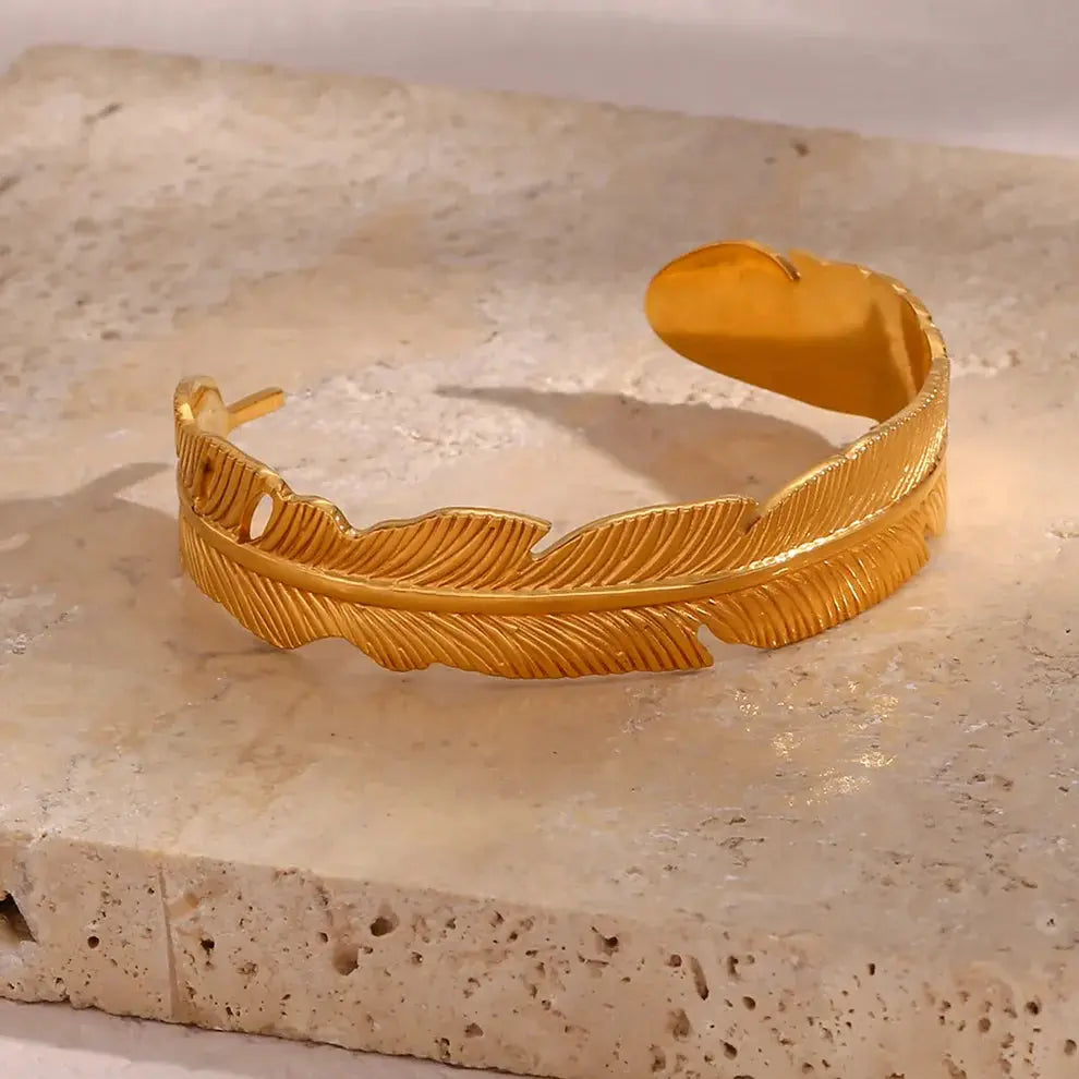 Open-end Leaf Bracelet MIRELLIEN