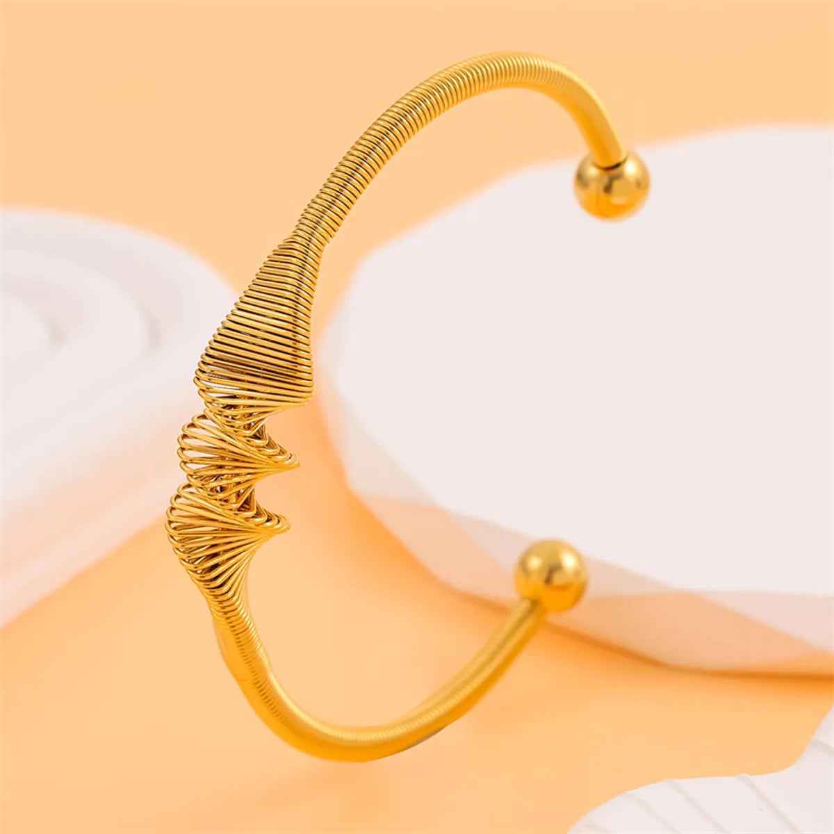 Spiral Accent Bangle