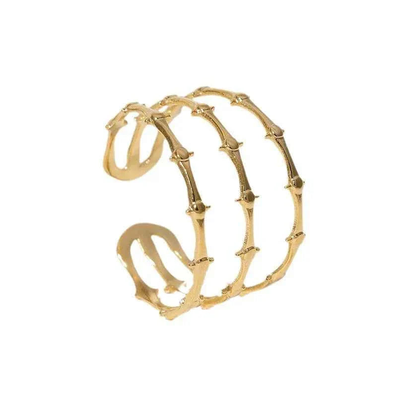 Gold Plated Adjustable Fresh Style Ring