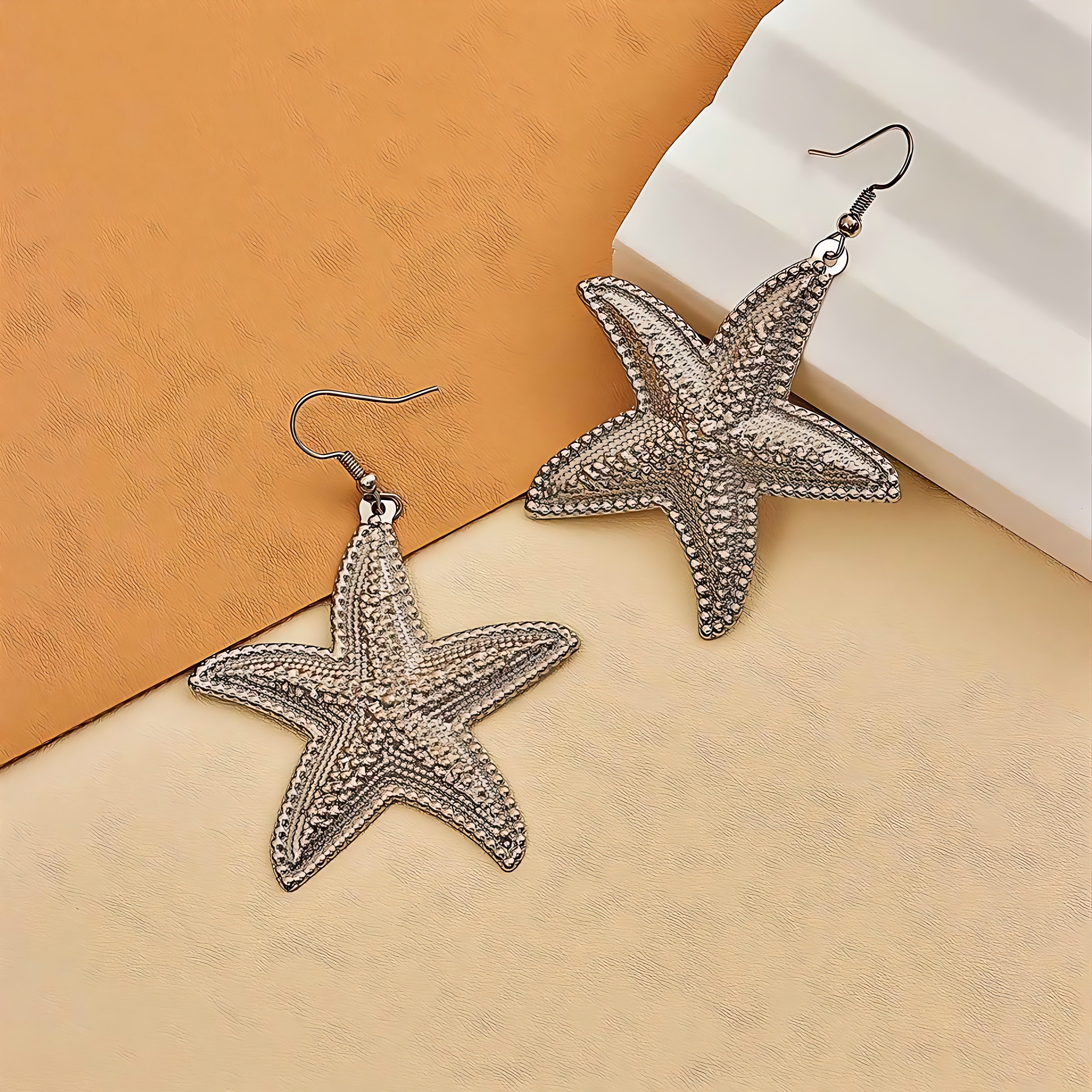 Starfish Drop Earrings - Mirellien Jewelry