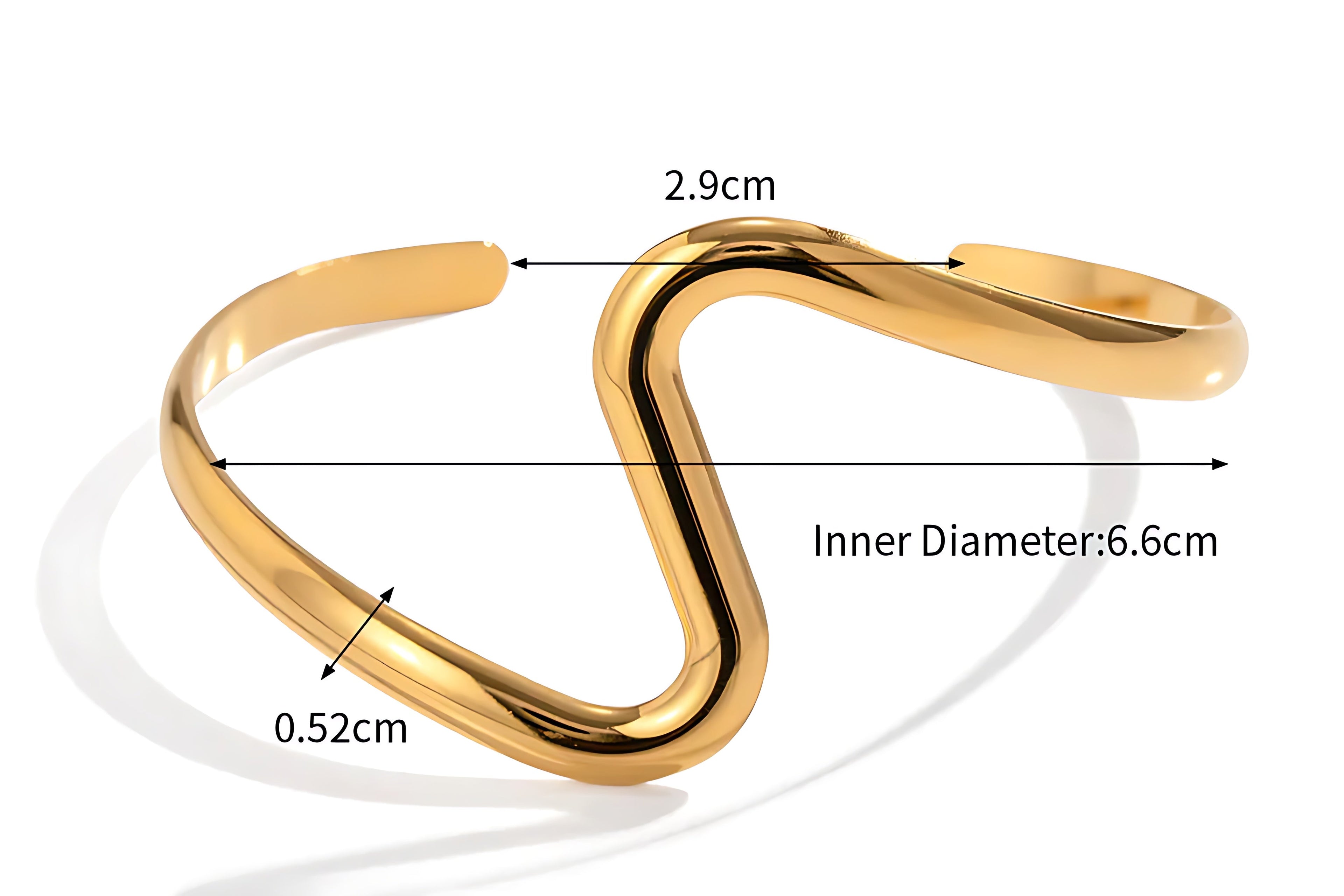 Irregular Bangle - Mirellien Jewelry