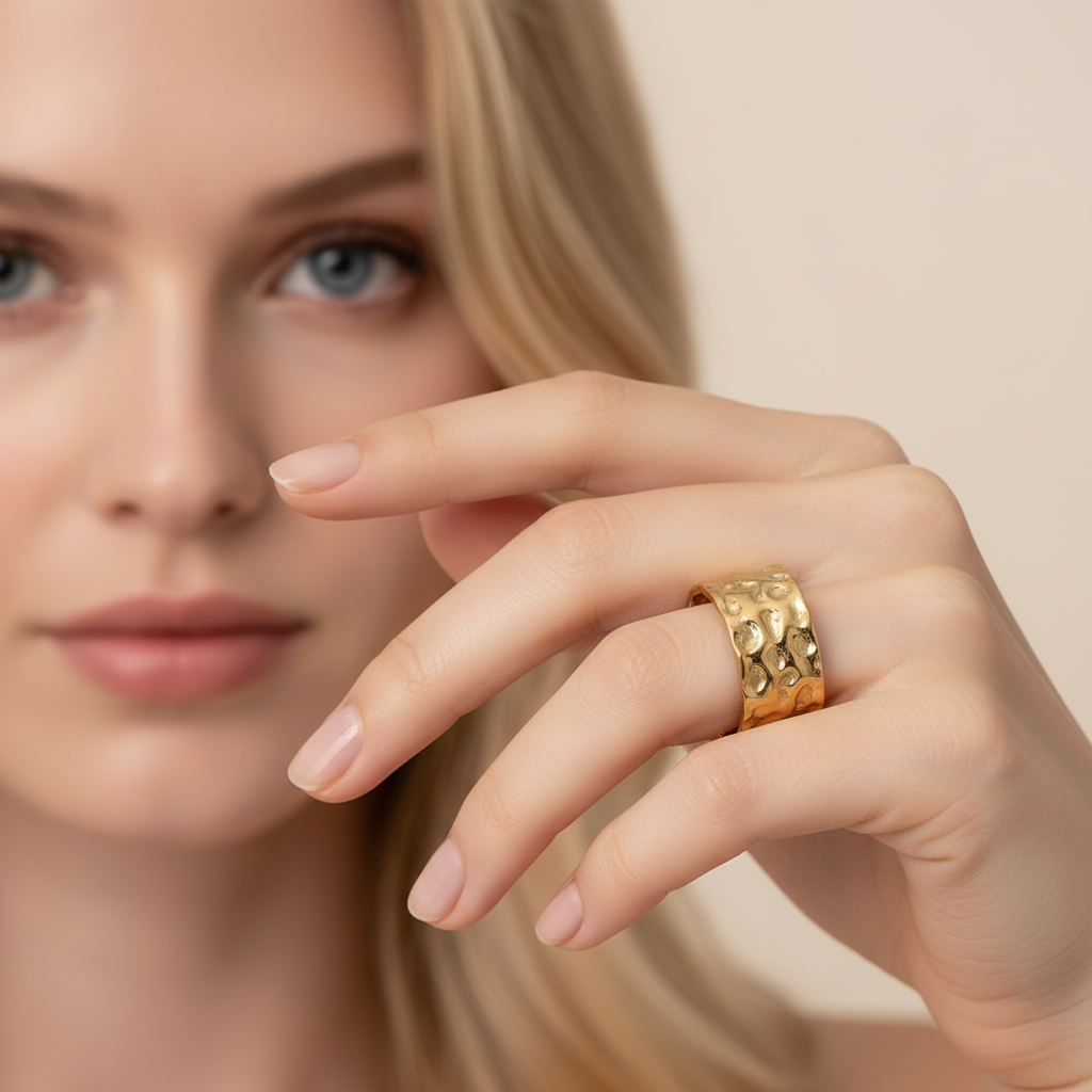 Stainless Steel Electroplated Ring - Mirellien Jewelry