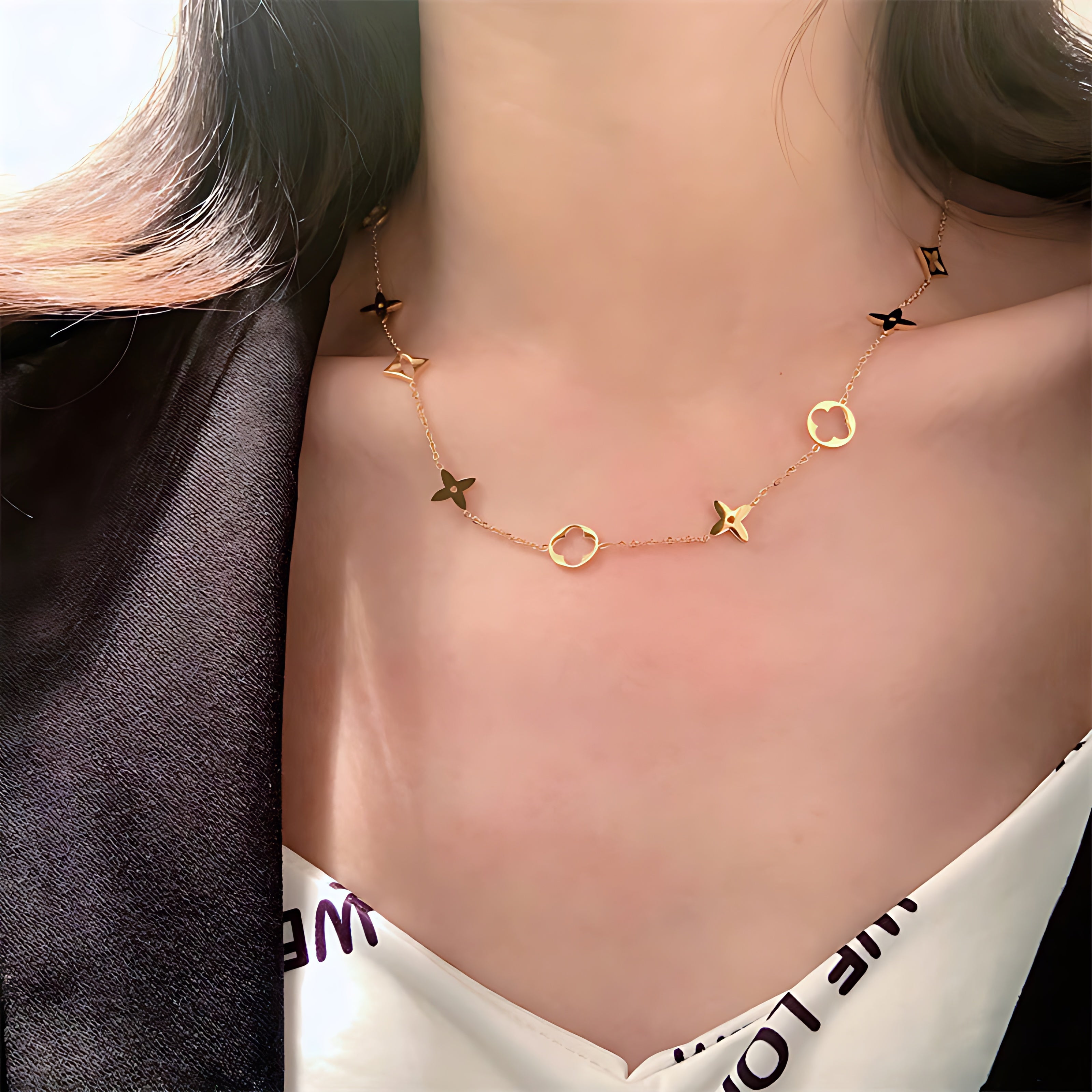 Hollow Clover Bracelet - Mirellien Jewelry