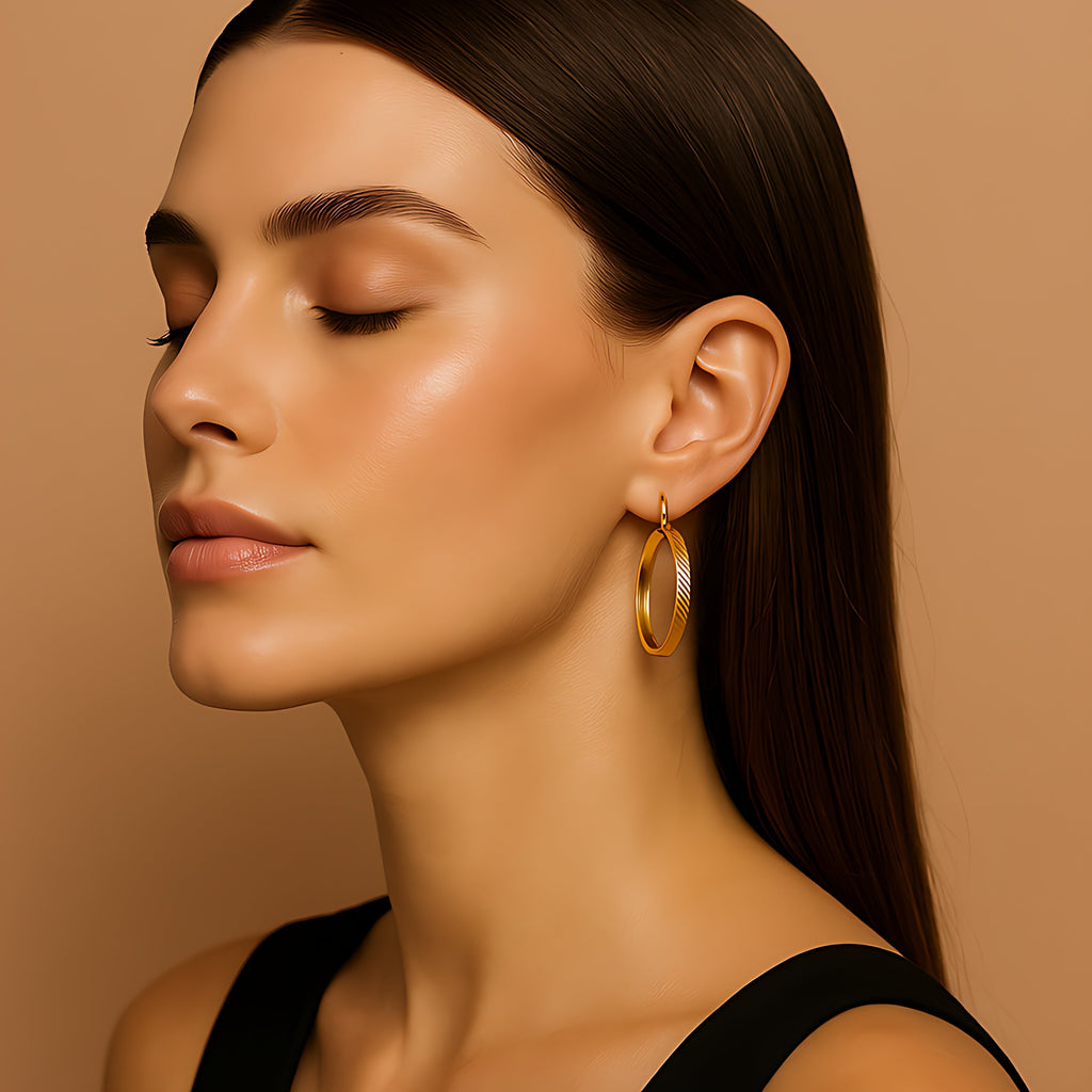 Retro Hoops - Mirellien Jewelry