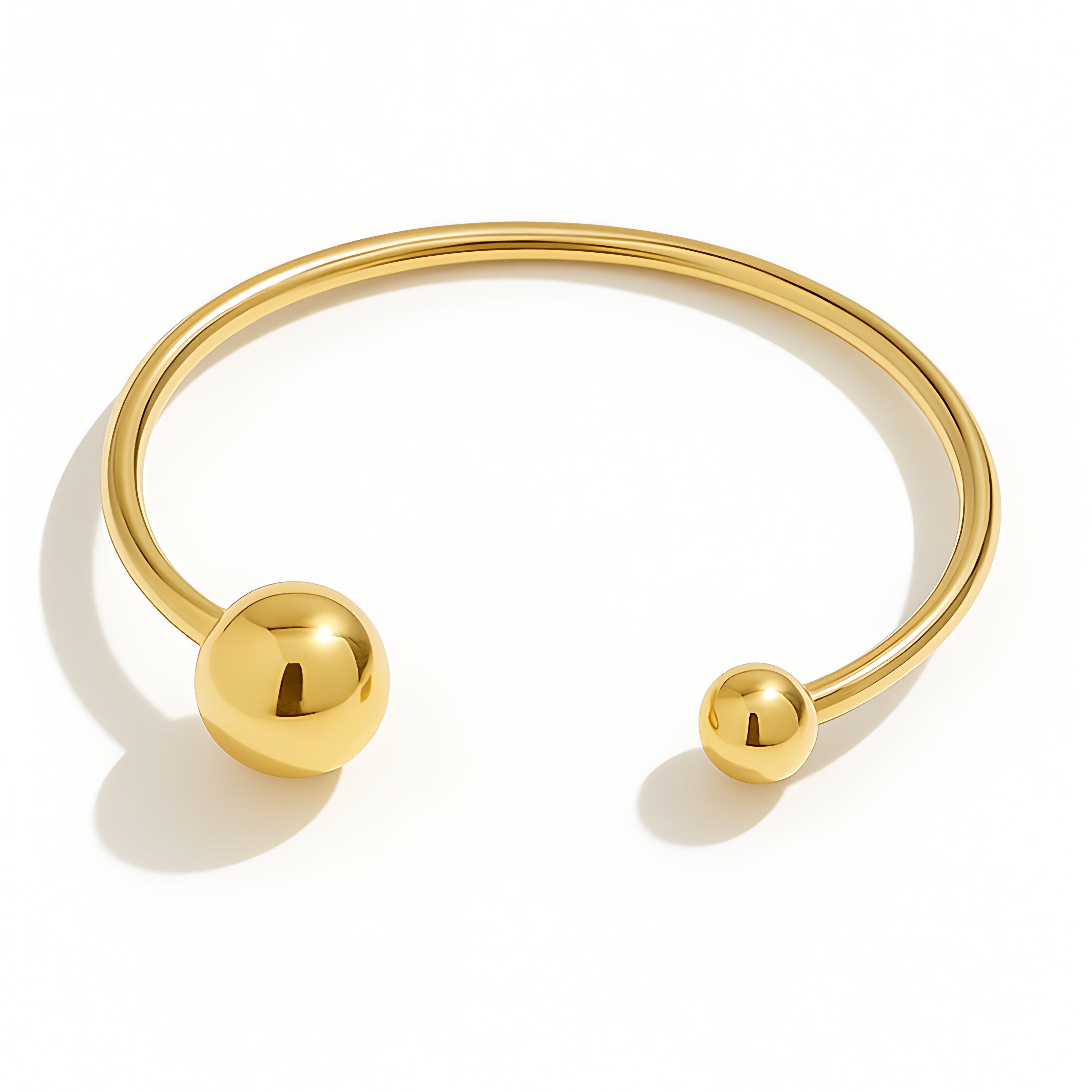C-Shape Cuff Bracelet - Mirellien Jewelry