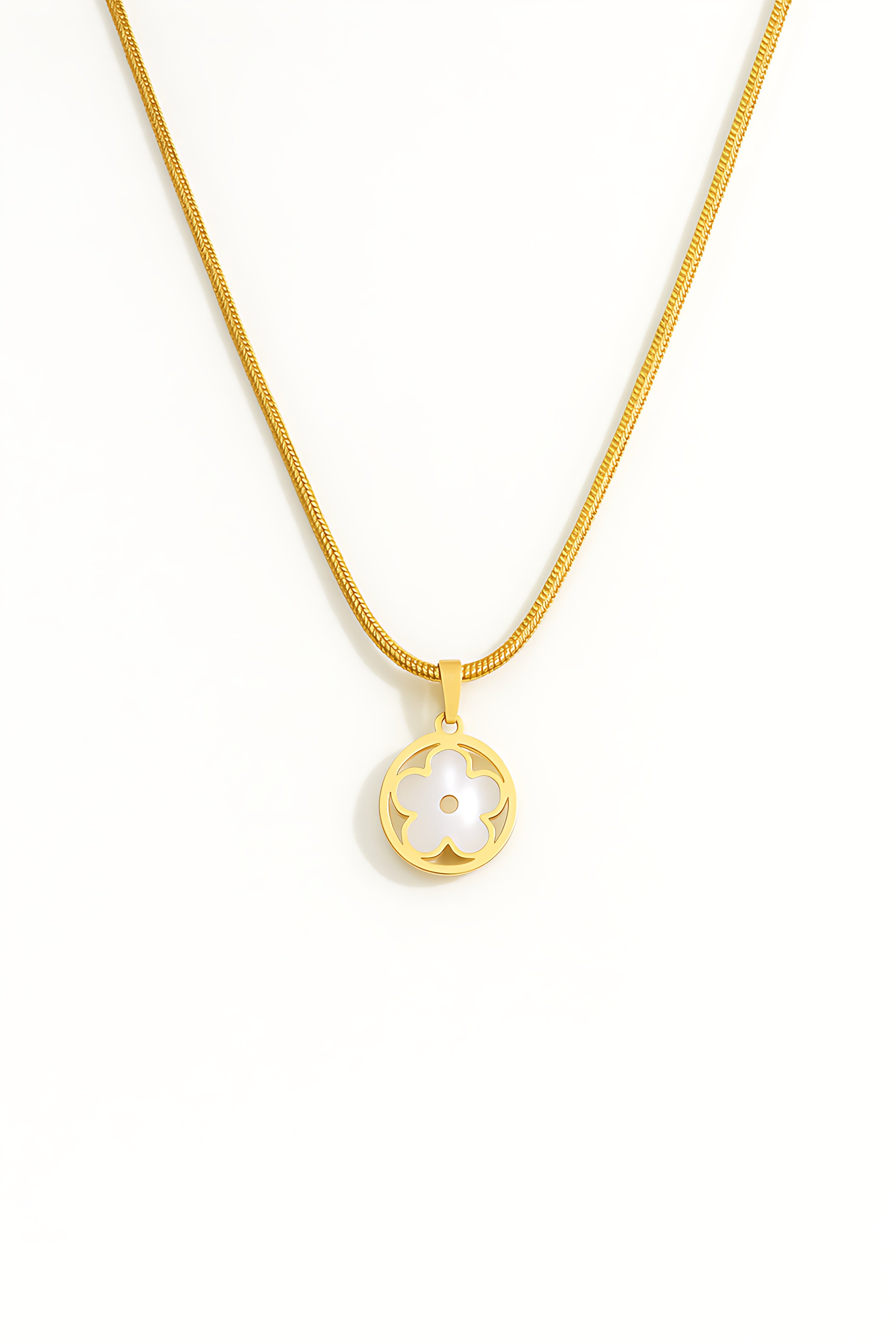 Flower Pendant Necklace - Mirellien Jewelry