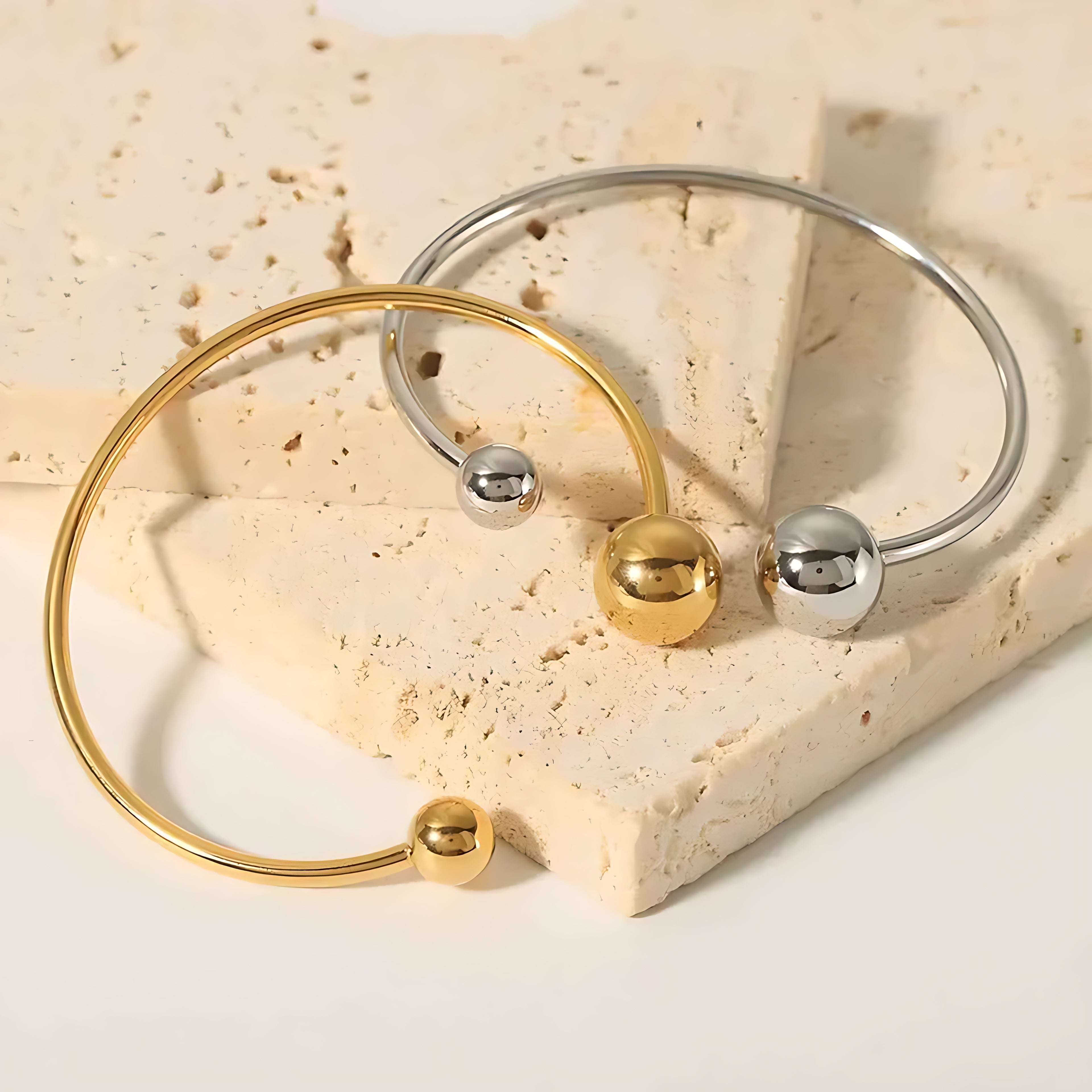 C-Shape Cuff Bracelet - Mirellien Jewelry