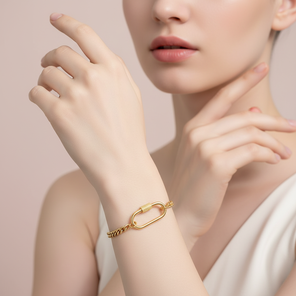 Geometric Pearl Bracelet - Mirellien Jewelry