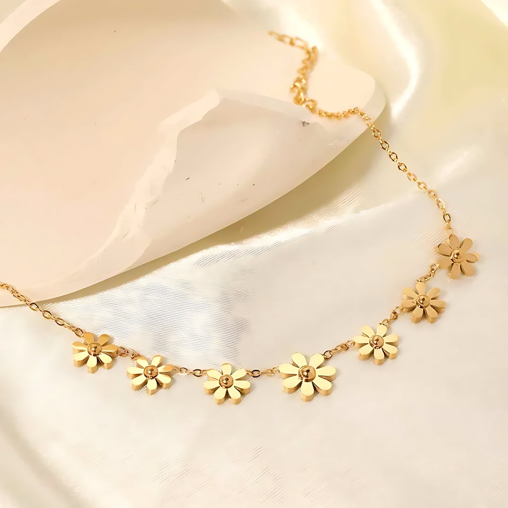 Geometric Flower Bracelet - Mirellien Jewelry