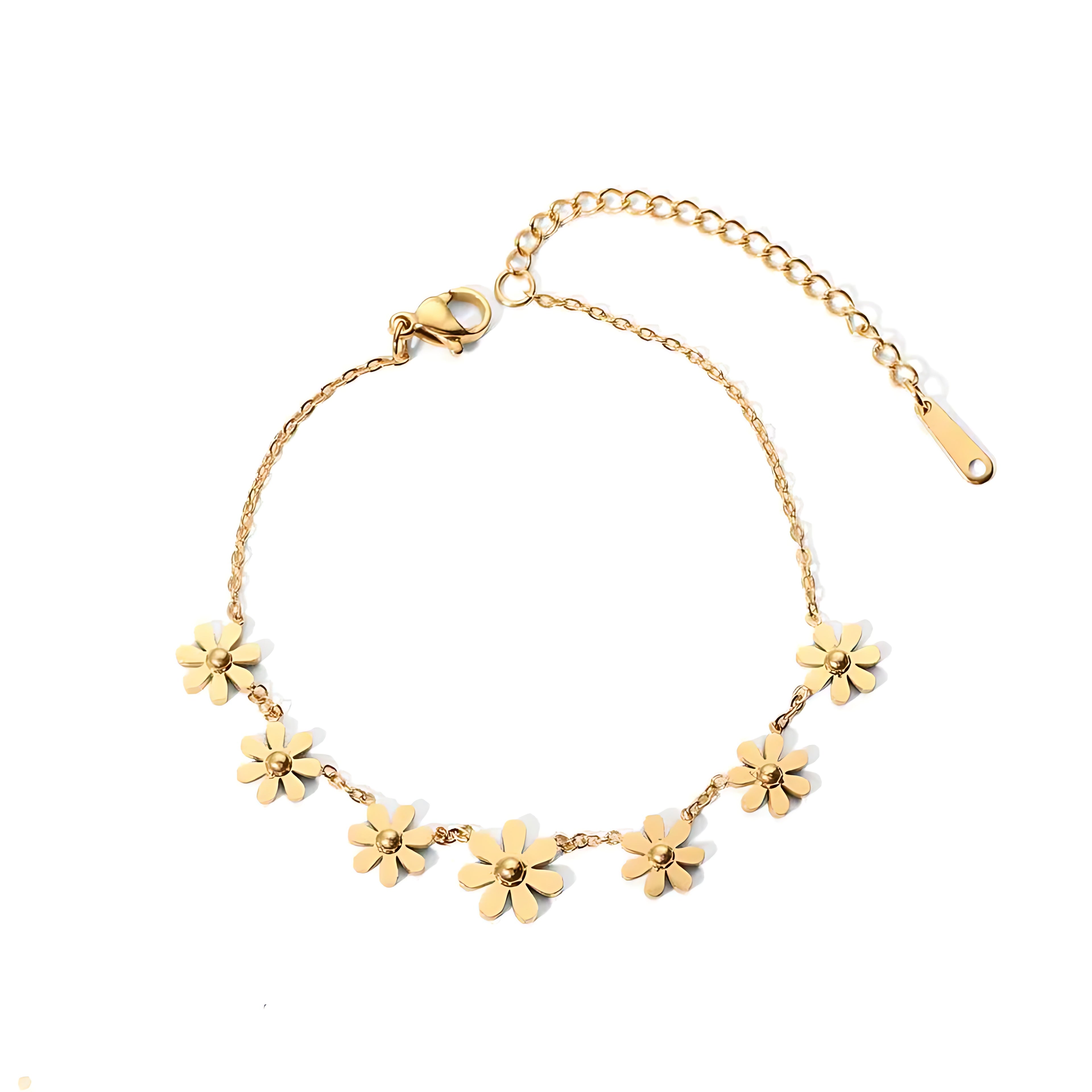 Geometric Flower Bracelet - Mirellien Jewelry