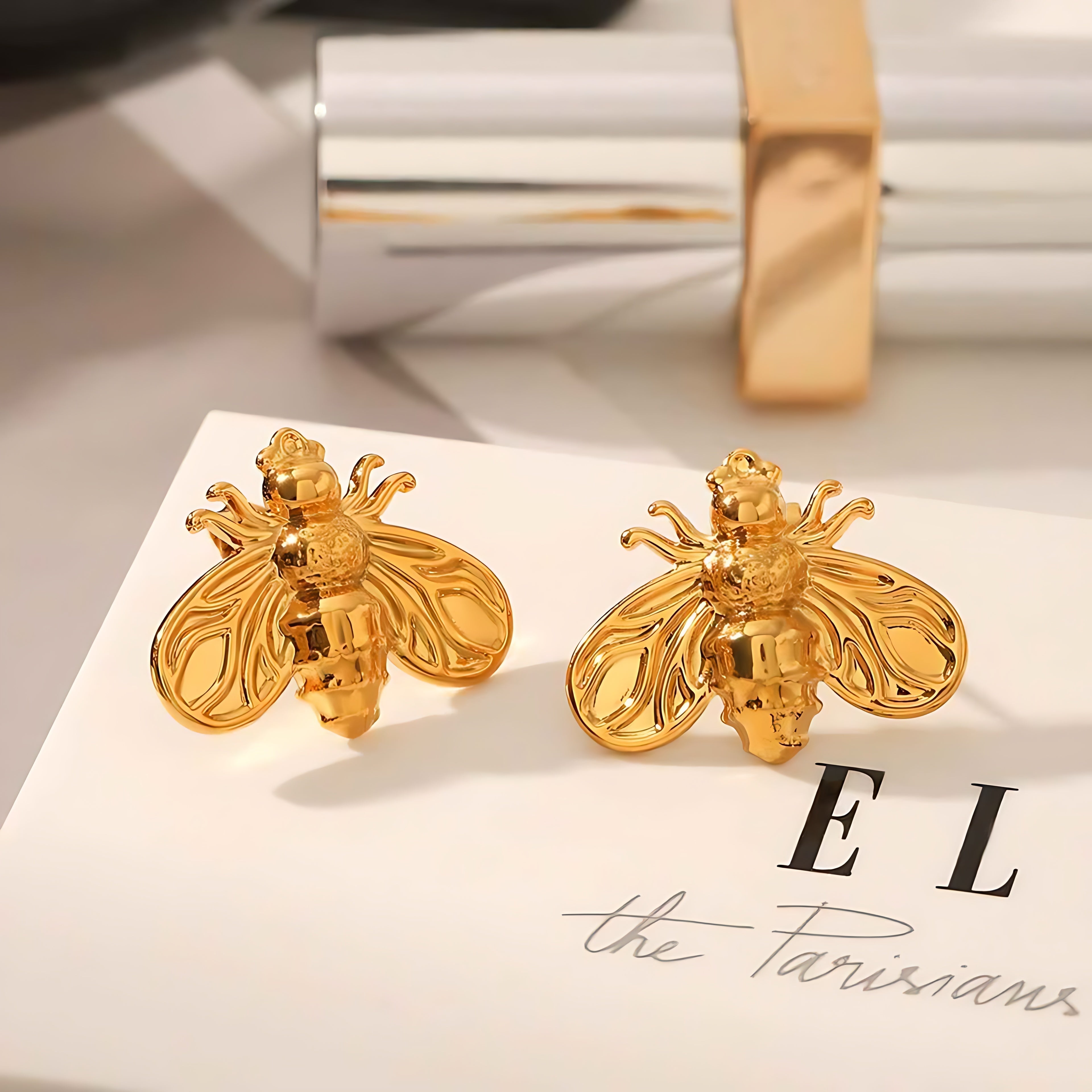 Bee Earrings - Mirellien Jewelry