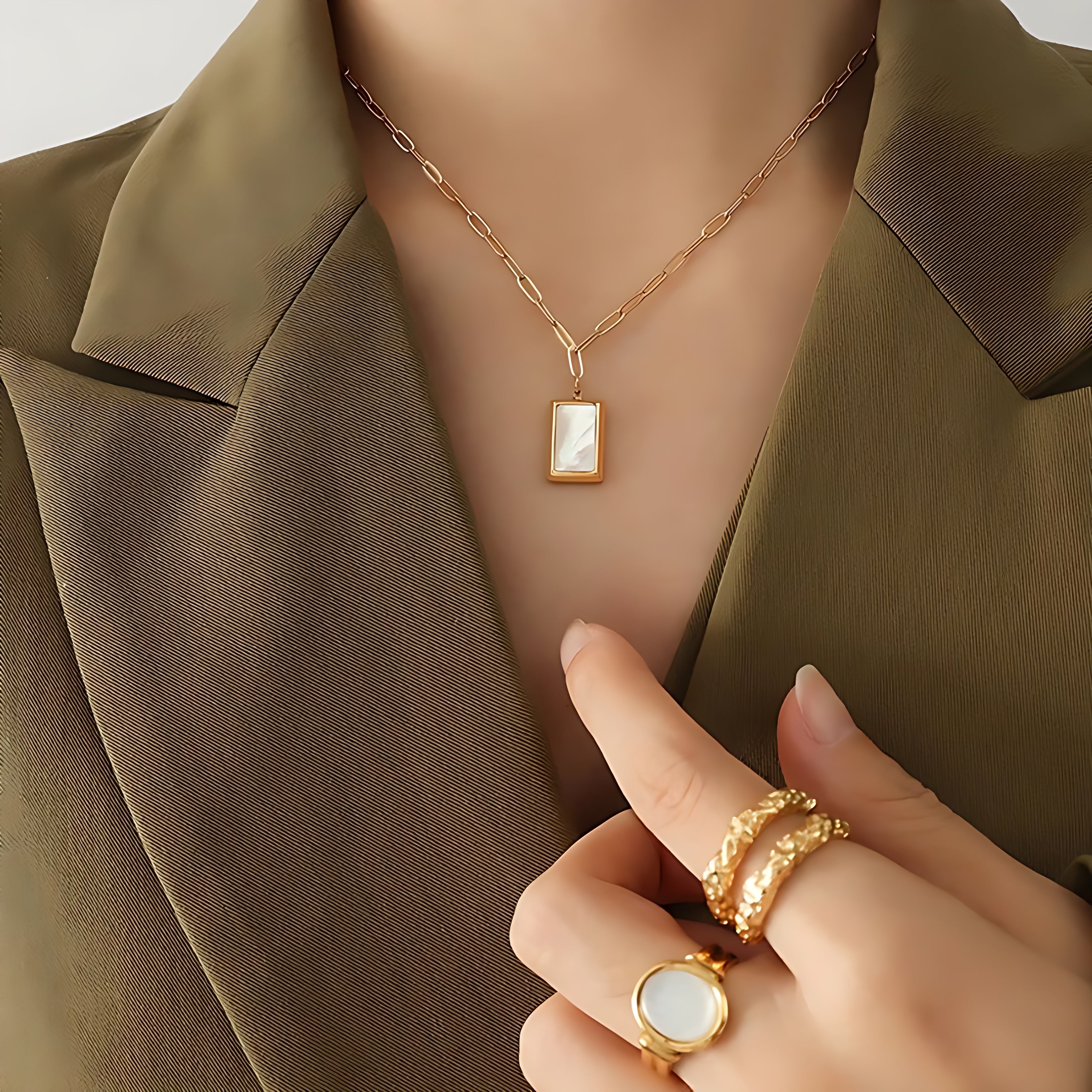 French Plated Necklace - Mirellien Jewelry