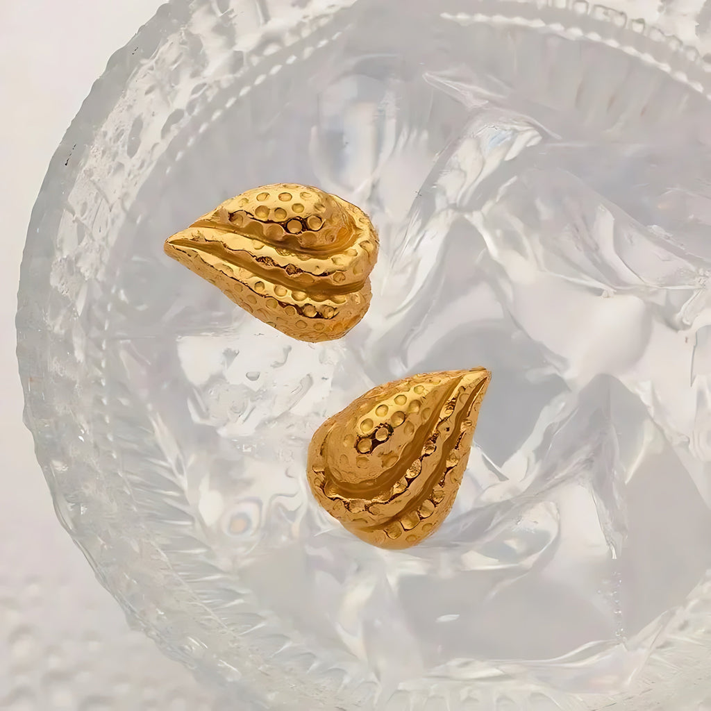 Hammered Hoops - Mirellien Jewelry