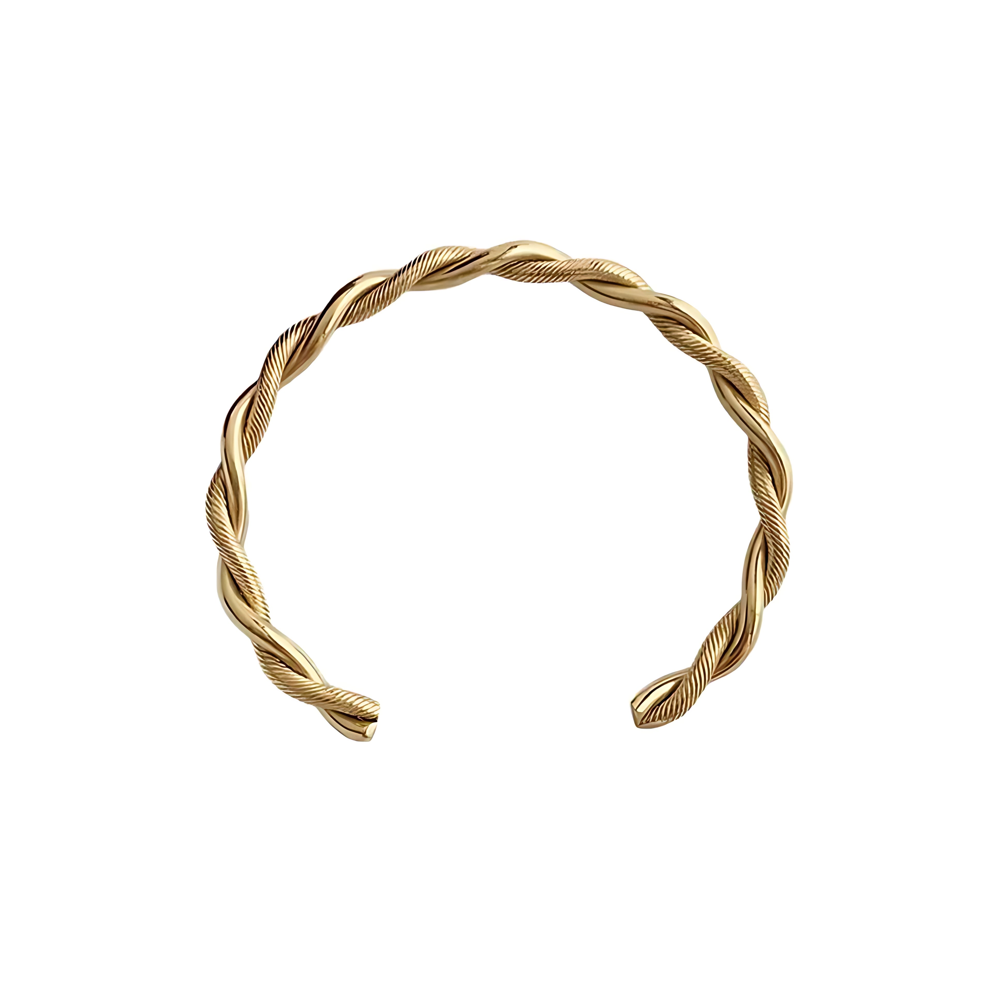 Twist Cuff Bracelet - Mirellien Jewelry