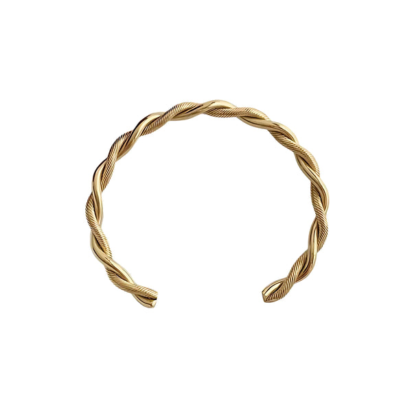 Twist Cuff Bracelet - Mirellien Jewelry