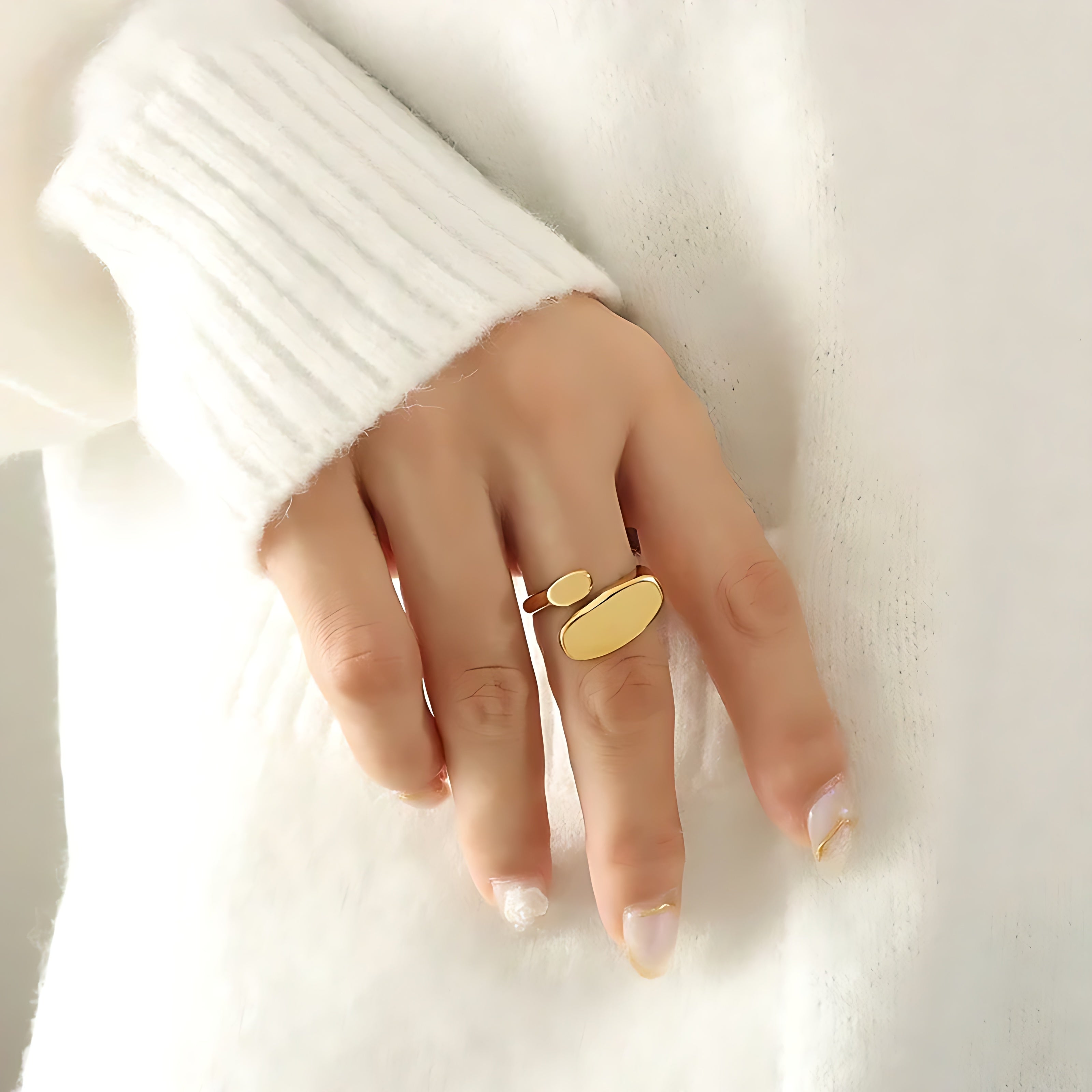 Minimalist Open Ring - Mirellien Jewelry