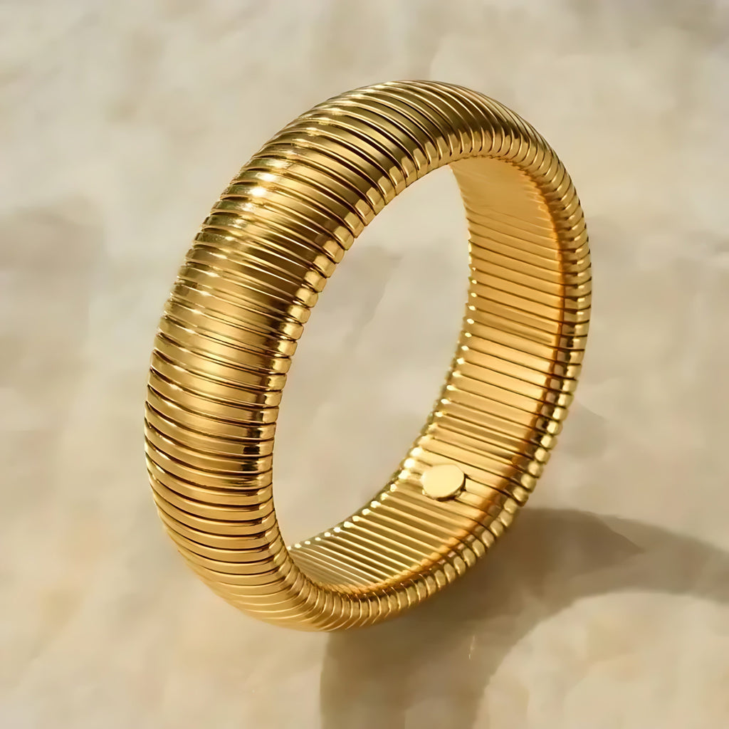 Retro Steel Bangle - Mirellien Jewelry