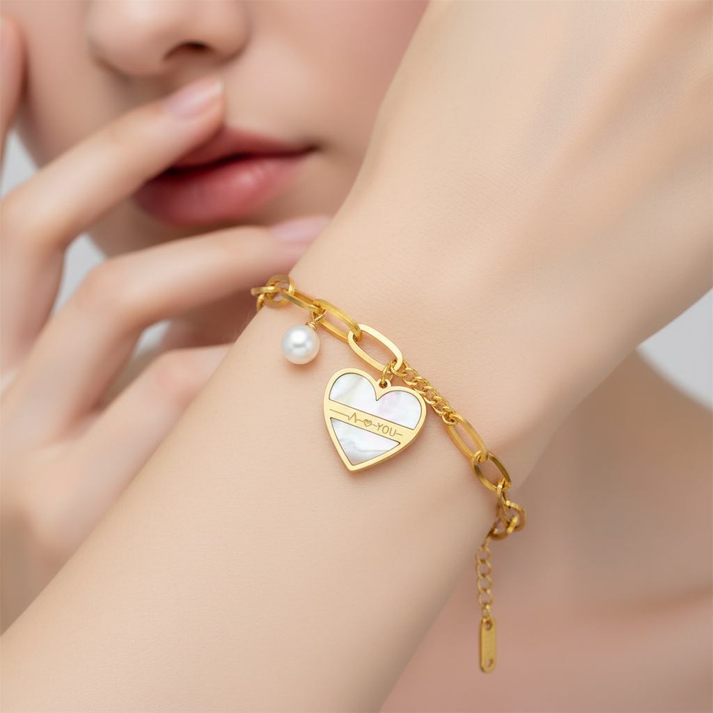 Heart Bracelet - Mirellien Jewelry