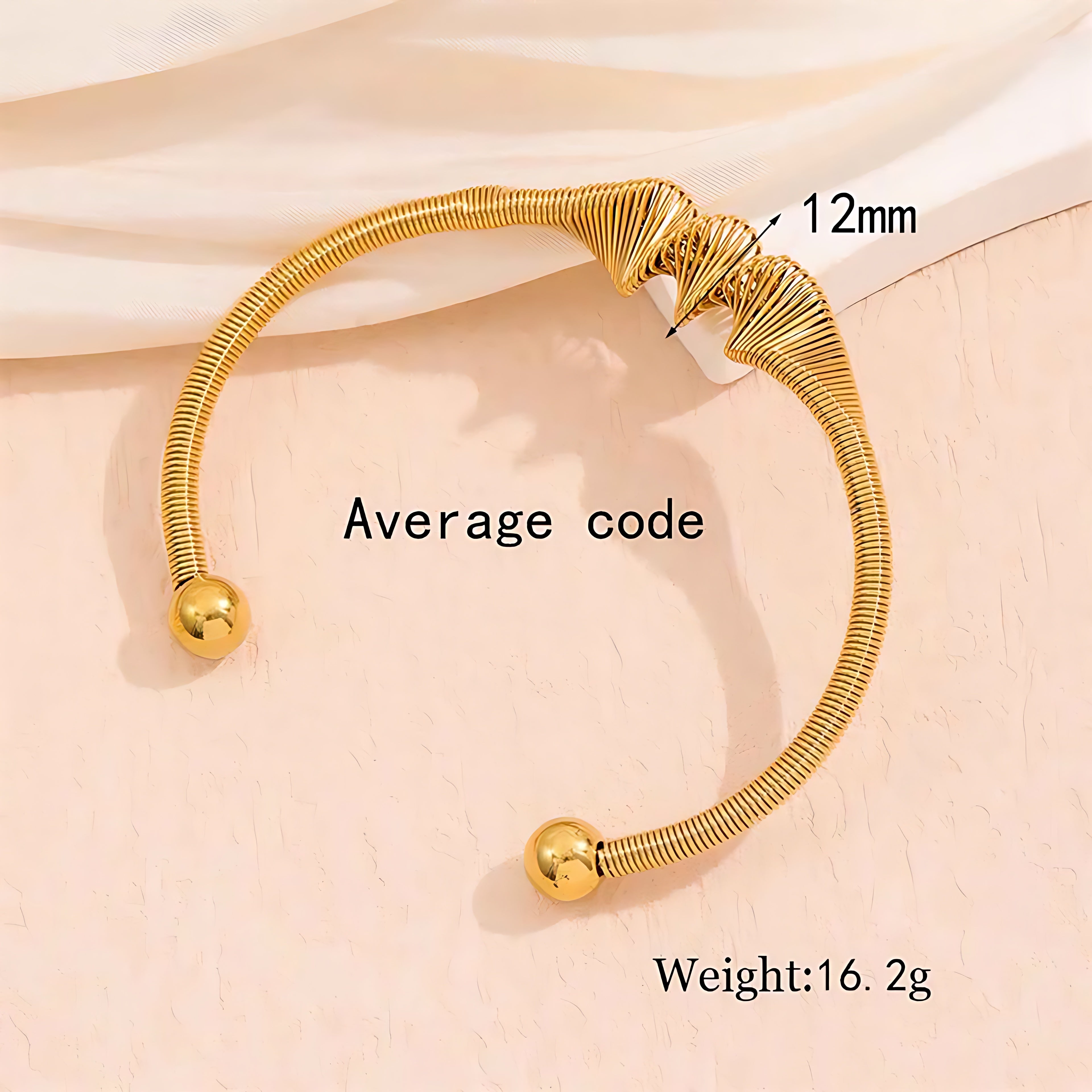 Spiral Accent Bangle - Mirellien Jewelry