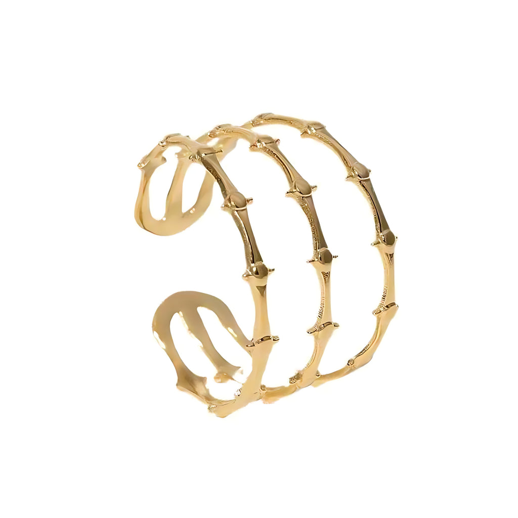 Gold Plated Adjustable Fresh Style Ring - Mirellien Jewelry