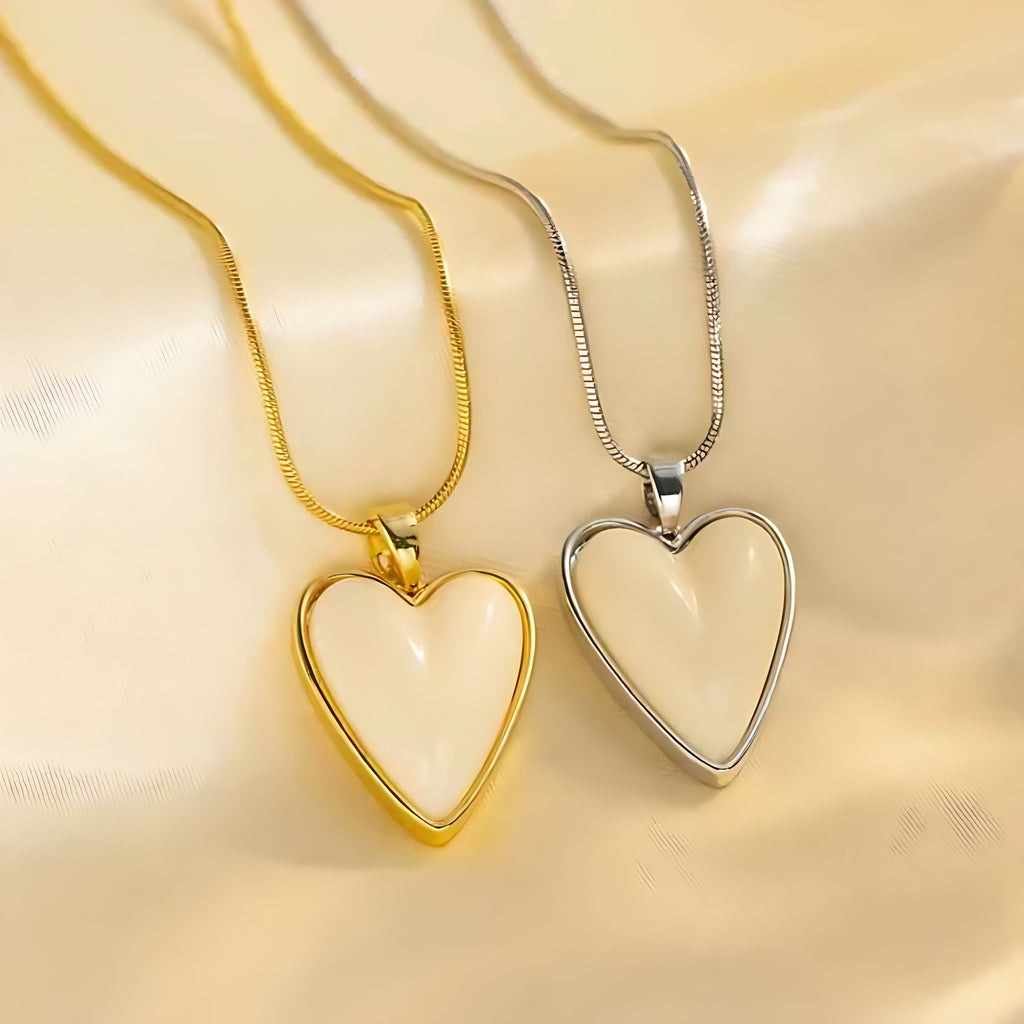 Pearl Pendant Geometric Necklace - Mirellien Jewelry