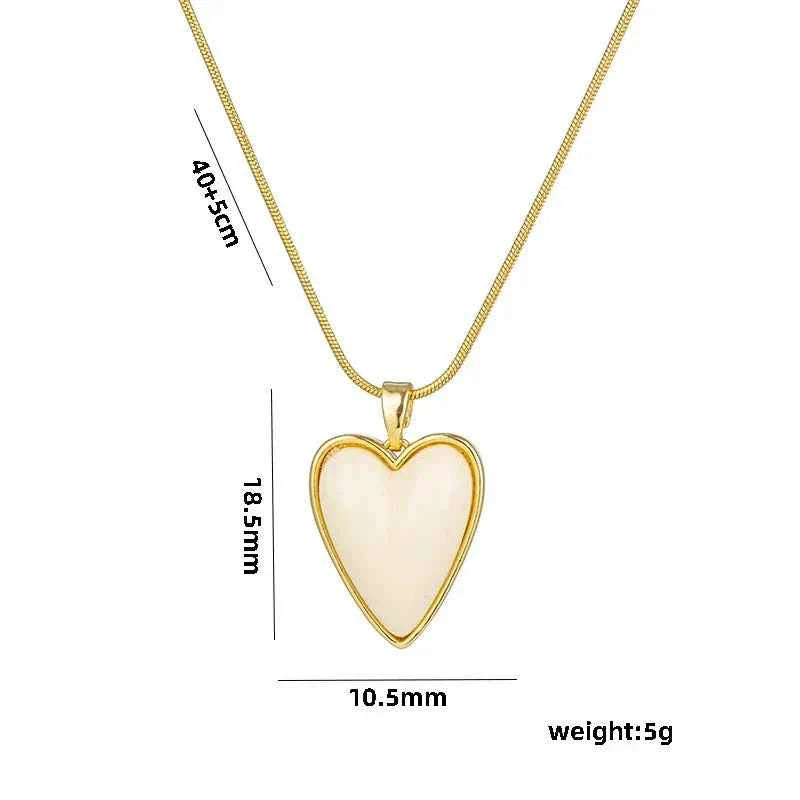Pearl Pendant Geometric Necklace