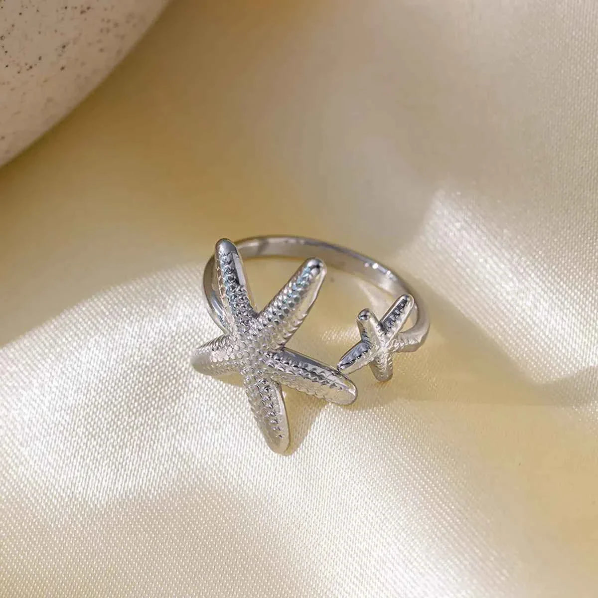 Adjustable Starfish Ring