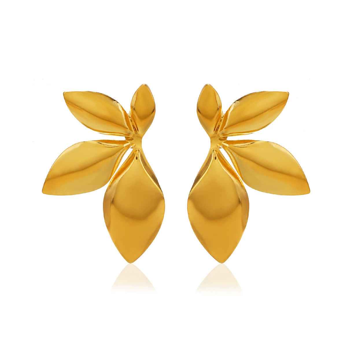 Leaf Asymmetric Earrings