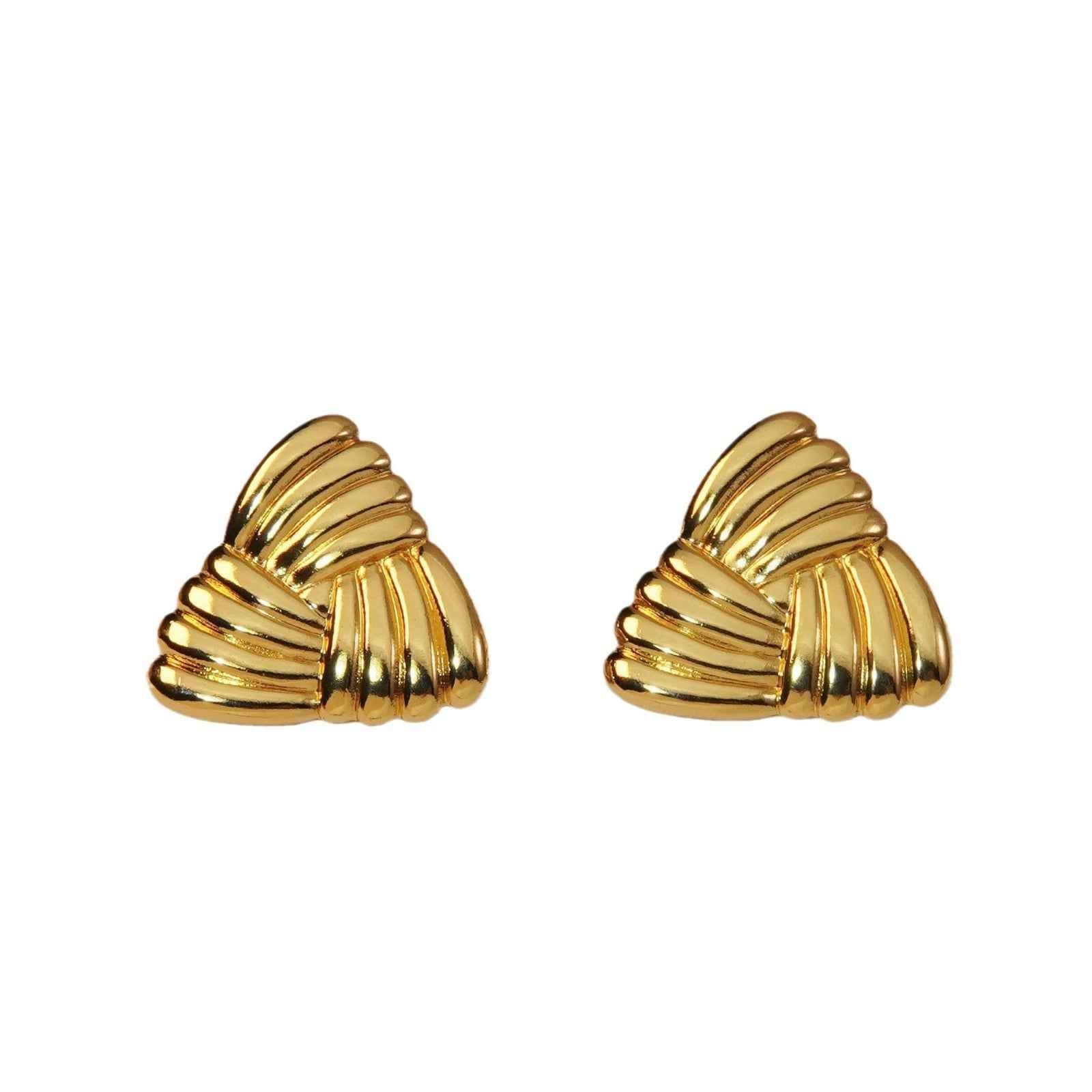 Geometric Triangle Earrings