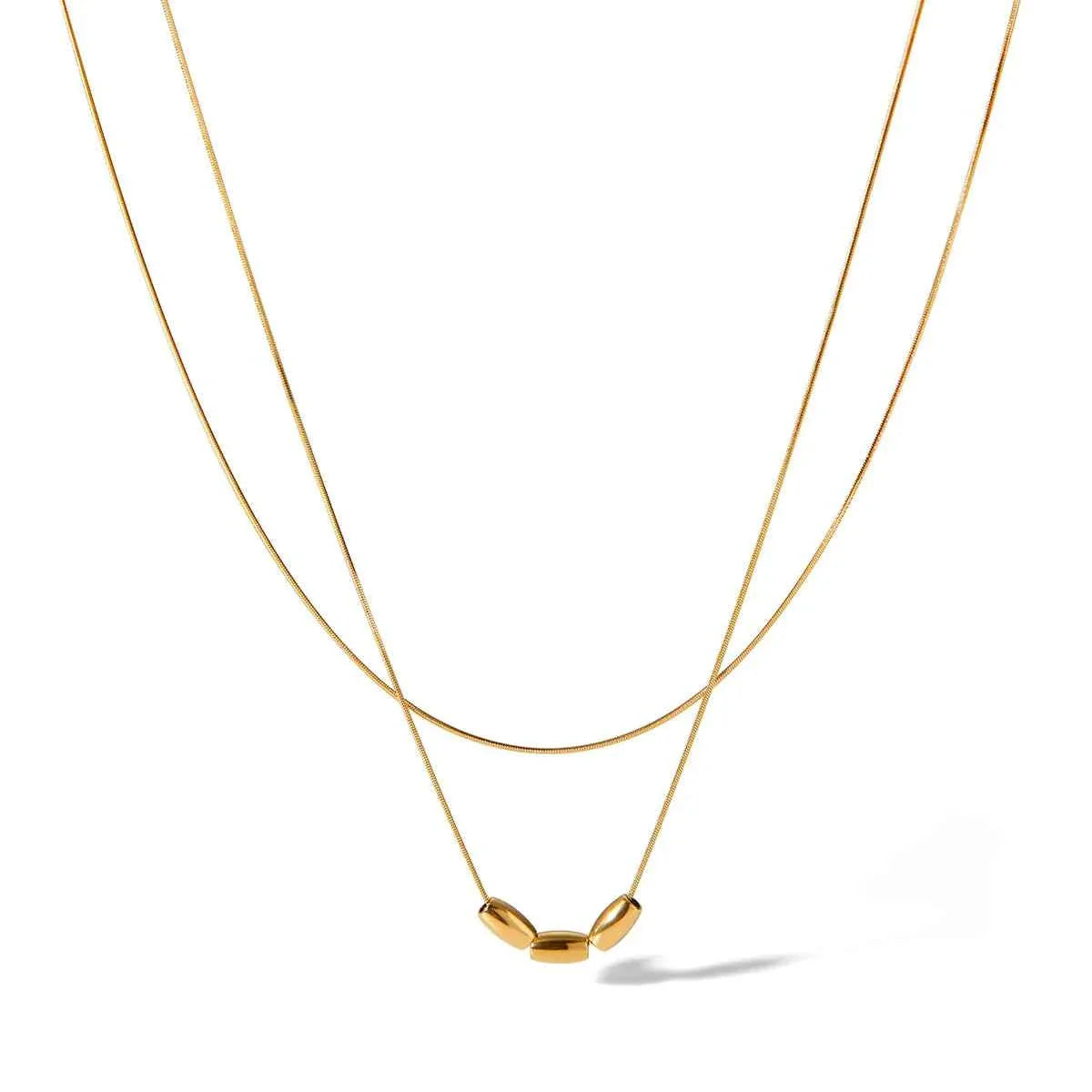 Bow Pendant Clavicle Necklace