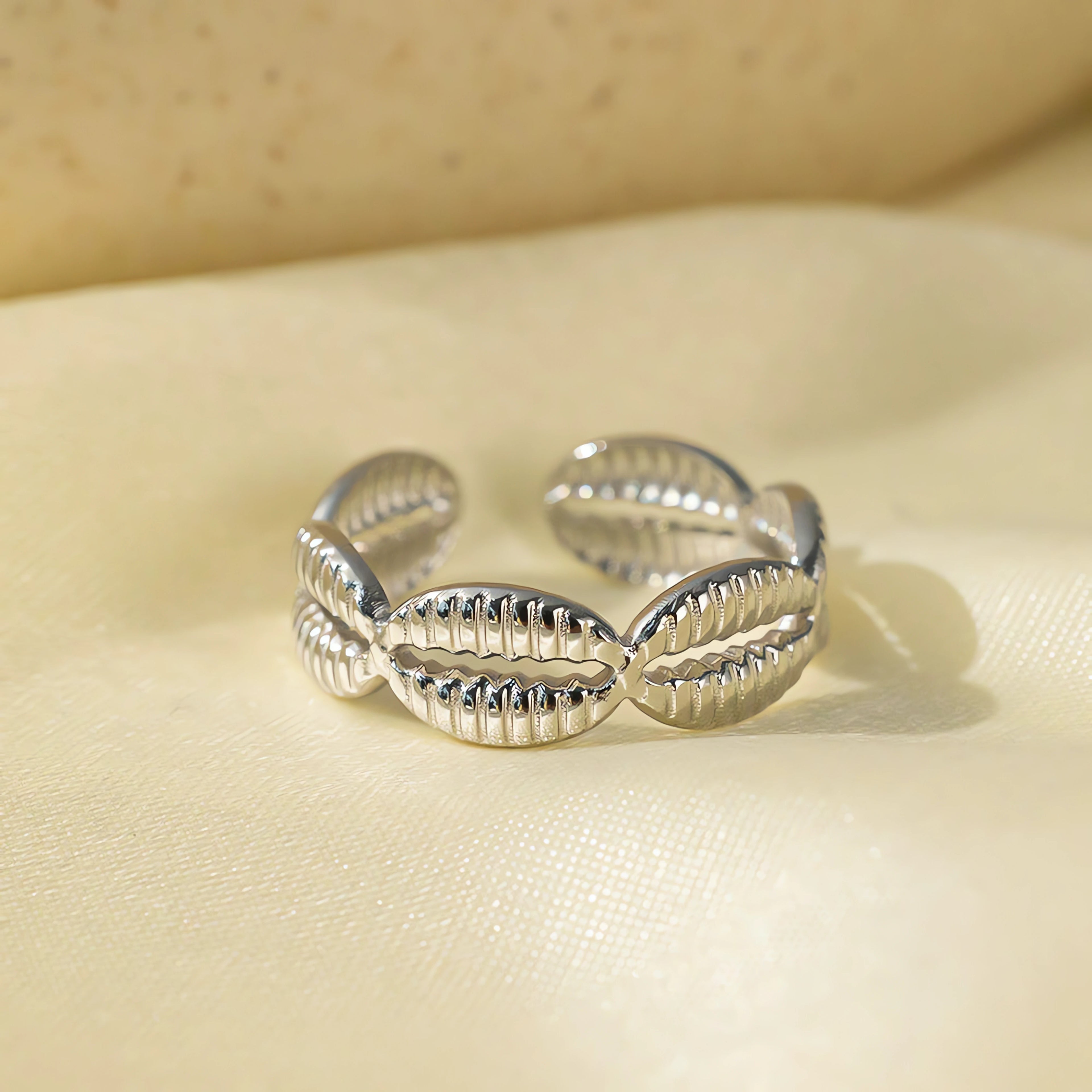 Titanium Geometric Marine Ring